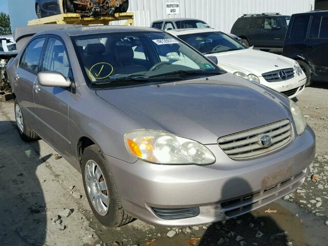 2T1BR32E13C041076 - 2003 TOYOTA COROLLA CE TAN photo 1