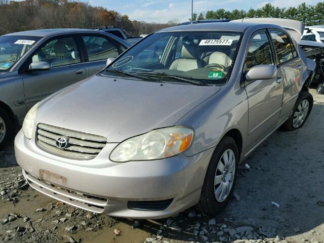 2T1BR32E13C041076 - 2003 TOYOTA COROLLA CE TAN photo 2