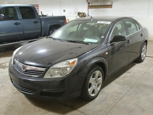 1G8ZS57B09F135411 - 2009 SATURN AURA XE BLACK photo 2