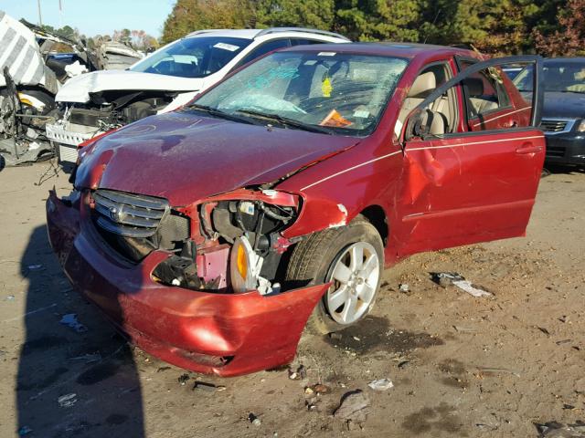 2T1BR32E34C187500 - 2004 TOYOTA COROLLA CE RED photo 2