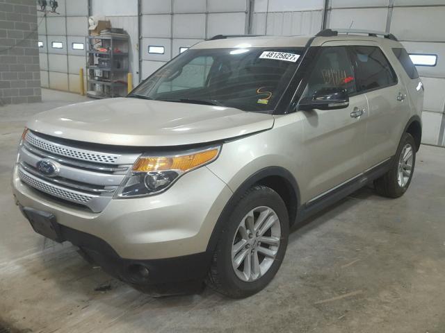 1FMHK8D82BGA80600 - 2011 FORD EXPLORER X GOLD photo 2