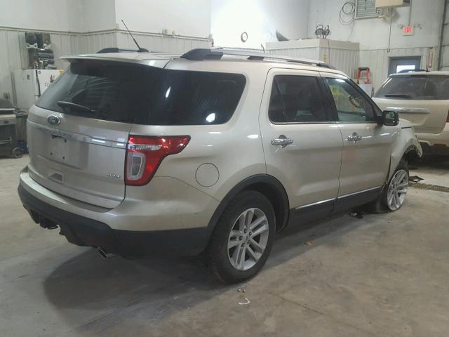 1FMHK8D82BGA80600 - 2011 FORD EXPLORER X GOLD photo 4