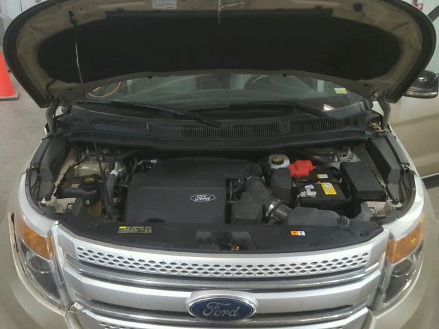 1FMHK8D82BGA80600 - 2011 FORD EXPLORER X GOLD photo 7