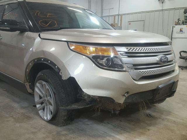 1FMHK8D82BGA80600 - 2011 FORD EXPLORER X GOLD photo 9