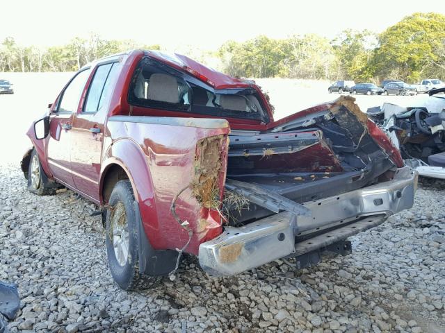 1N6AD0ER8EN745196 - 2014 NISSAN FRONTIER S RED photo 3