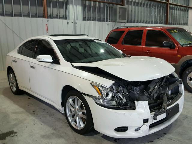 1N4AA5AP3AC828916 - 2010 NISSAN MAXIMA S WHITE photo 1