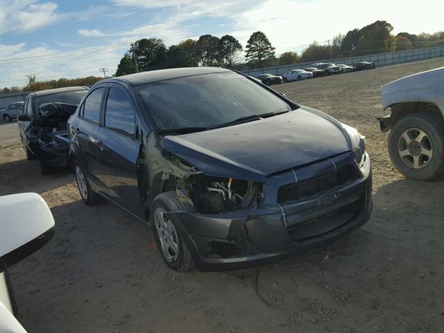 1G1JA5SH3D4163704 - 2013 CHEVROLET SONIC LS GRAY photo 1