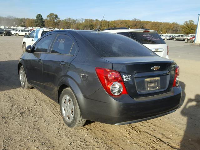 1G1JA5SH3D4163704 - 2013 CHEVROLET SONIC LS GRAY photo 3