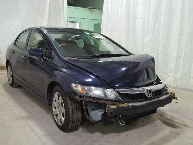 2HGFA1F51BH539243 - 2011 HONDA CIVIC LX BLUE photo 1