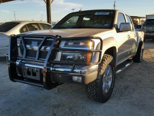 1GCDS13E698104208 - 2009 CHEVROLET COLORADO TAN photo 2