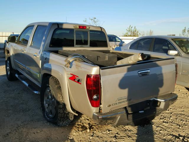 1GCDS13E698104208 - 2009 CHEVROLET COLORADO TAN photo 3