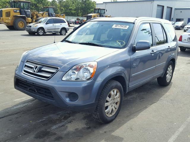 SHSRD78935U334287 - 2005 HONDA CR-V SE GRAY photo 2