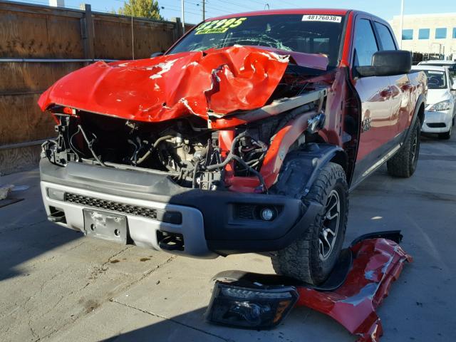 1C6RR7YG4FS756779 - 2015 RAM 1500 REBEL RED photo 2