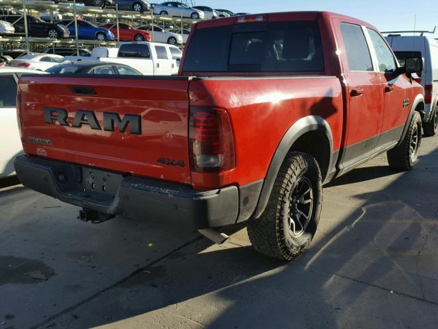 1C6RR7YG4FS756779 - 2015 RAM 1500 REBEL წითელი ფოტო 4