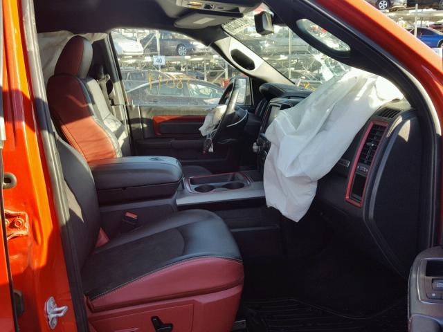 1C6RR7YG4FS756779 - 2015 RAM 1500 REBEL წითელი ფოტო 5