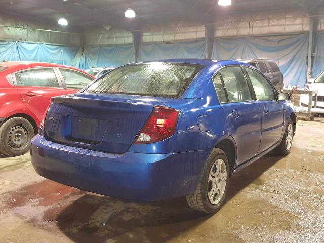 1G8AJ52FX5Z112317 - 2005 SATURN ION LEVEL BLUE photo 4