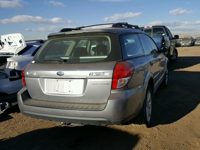 4S4BP61C887343136 - 2008 SUBARU OUTBACK 2. SILVER photo 4