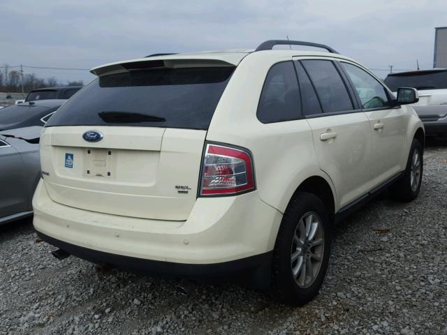 2FMDK49C17BA54685 - 2007 FORD EDGE SEL P WHITE photo 4