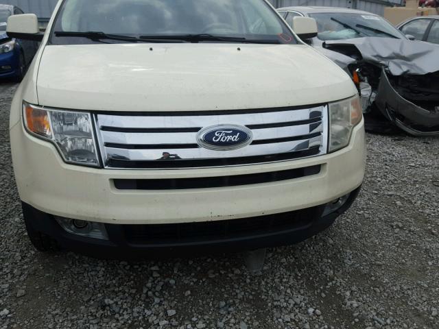 2FMDK49C17BA54685 - 2007 FORD EDGE SEL P WHITE photo 9