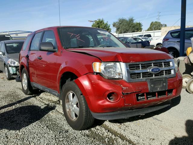 1FMCU0C79AKC48453 - 2010 FORD ESCAPE XLS RED photo 1