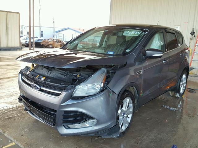 1FMCU0HX1DUB03036 - 2013 FORD ESCAPE SEL GRAY photo 2