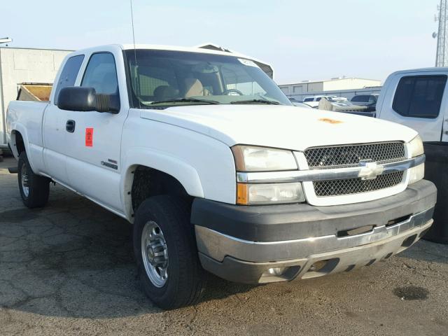 1GCHK29134E102096 - 2004 CHEVROLET SILVERADO WHITE photo 1