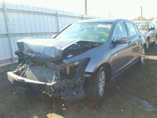 1HGCP2F33CA226569 - 2012 HONDA ACCORD LX GRAY photo 2