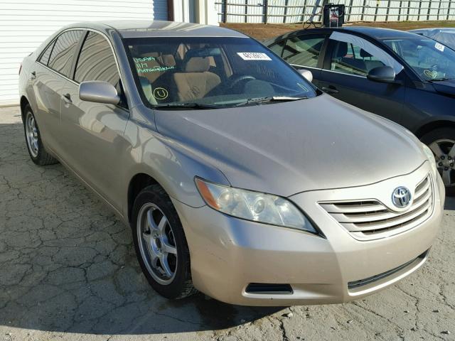 4T1BE46K87U604338 - 2007 TOYOTA CAMRY NEW GOLD photo 1