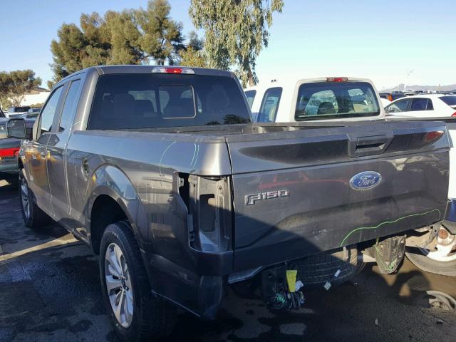 1FTEX1CP5GKE75058 - 2016 FORD F150 SUPER SILVER photo 3