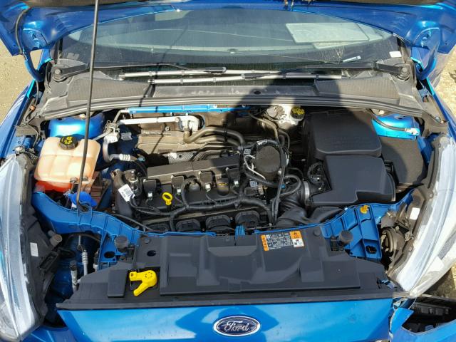 1FADP3F24GL234891 - 2016 FORD FOCUS SE BLUE photo 7