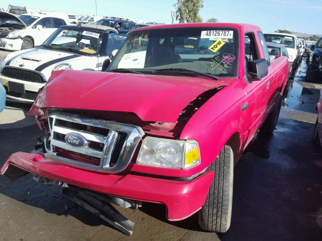 1FTYR14D69PA26876 - 2009 FORD RANGER SUP RED photo 2