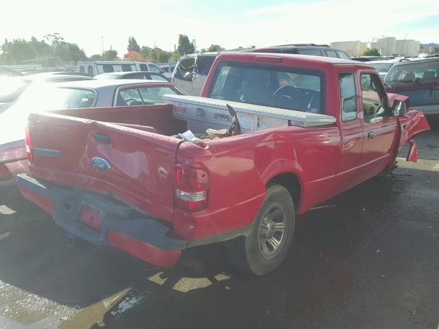 1FTYR14D69PA26876 - 2009 FORD RANGER SUP RED photo 4