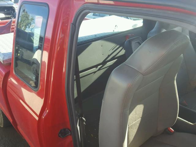 1FTYR14D69PA26876 - 2009 FORD RANGER SUP RED photo 6