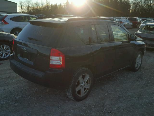 1J8FF47W27D430893 - 2007 JEEP COMPASS BLACK photo 4