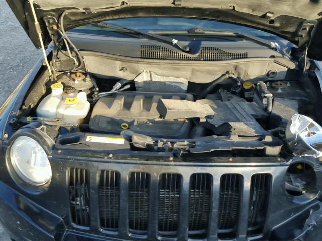 1J8FF47W27D430893 - 2007 JEEP COMPASS BLACK photo 7