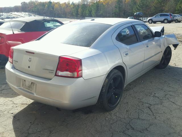 2B3CA3CV2AH168322 - 2010 DODGE CHARGER SX SILVER photo 4