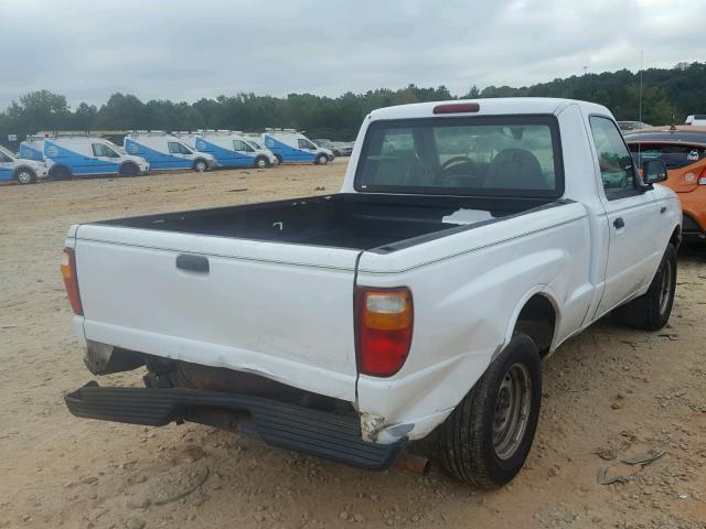 4F4YR12C01TM09614 - 2001 MAZDA B2500 WHITE photo 4