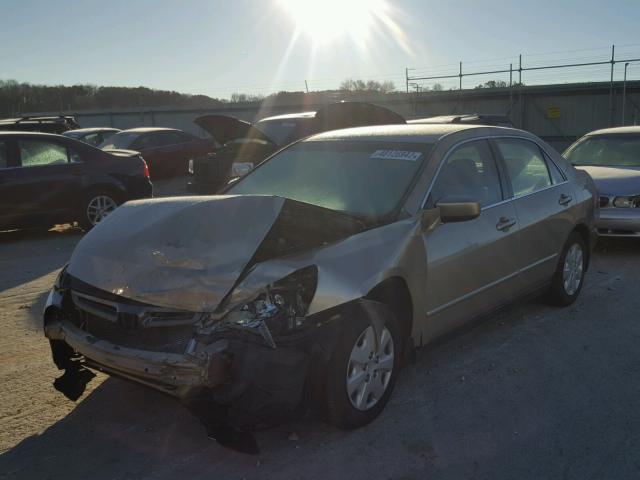 1HGCM56334A056757 - 2004 HONDA ACCORD LX TAN photo 2