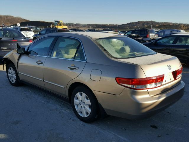 1HGCM56334A056757 - 2004 HONDA ACCORD LX TAN photo 3