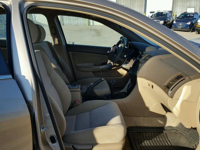 1HGCM56334A056757 - 2004 HONDA ACCORD LX TAN photo 5