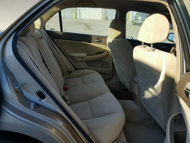 1HGCM56334A056757 - 2004 HONDA ACCORD LX TAN photo 6