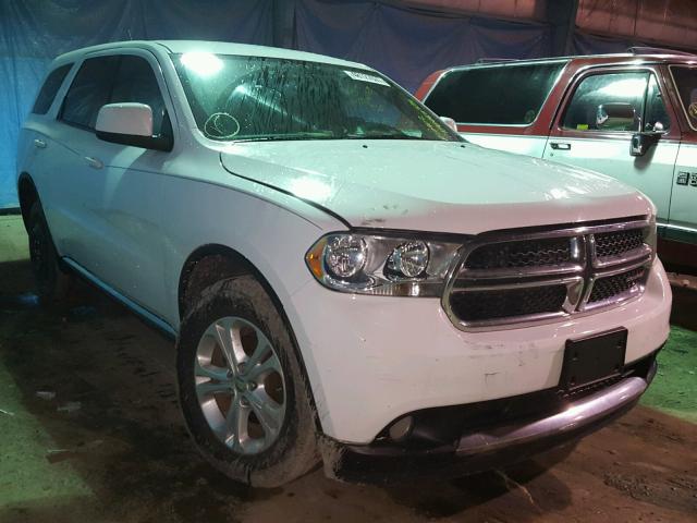 1C4RDJAG4DC688621 - 2013 DODGE DURANGO SX WHITE photo 1