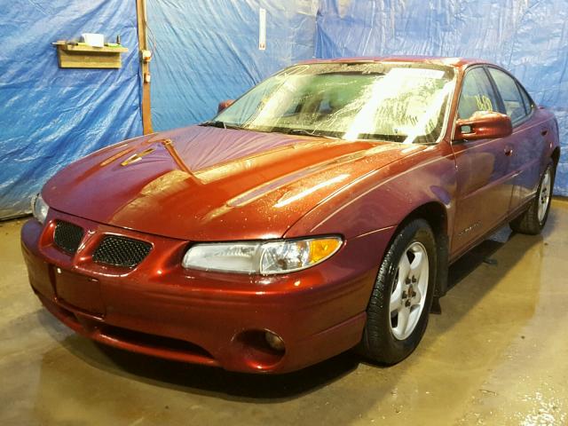 1G2WK52J12F236118 - 2002 PONTIAC GRAND PRIX წითელი ფოტო 2