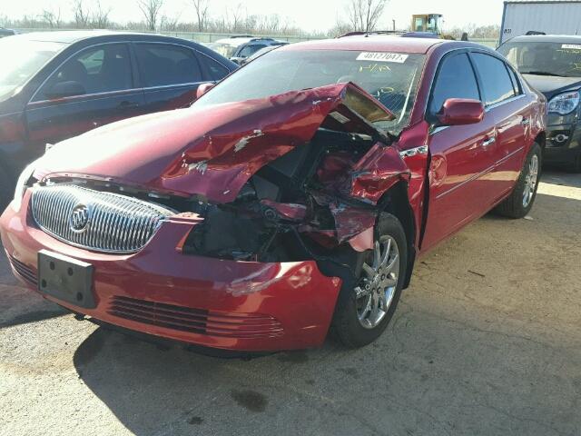 1G4HD57287U228712 - 2007 BUICK LUCERNE CX RED photo 2