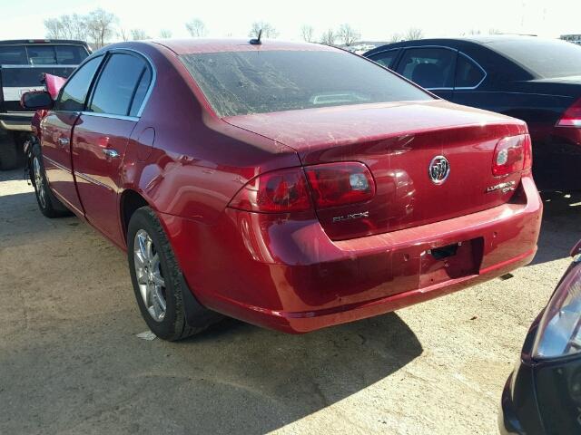 1G4HD57287U228712 - 2007 BUICK LUCERNE CX RED photo 3