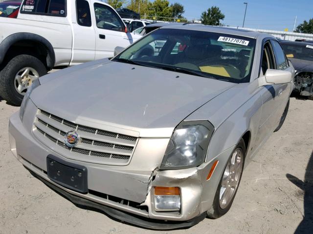 1G6DP577X70169601 - 2007 CADILLAC CTS HI FEA GOLD photo 2