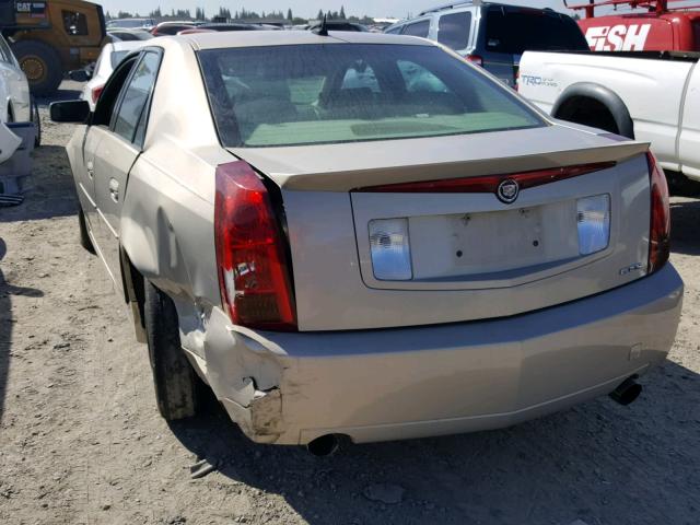 1G6DP577X70169601 - 2007 CADILLAC CTS HI FEA GOLD photo 3