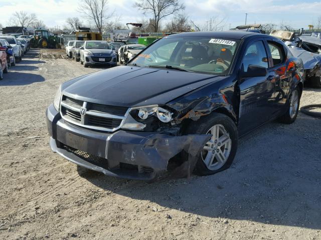 1B3LC56J08N213788 - 2008 DODGE AVENGER SX BLUE photo 2