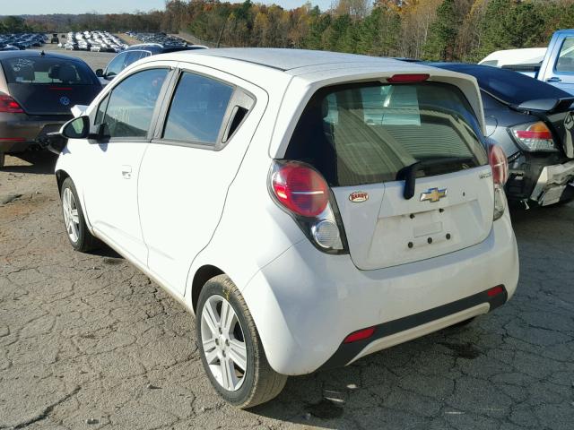 KL8CB6S98EC522007 - 2014 CHEVROLET SPARK LS WHITE photo 3