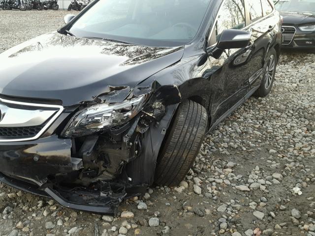 5J8TB4H75GL003986 - 2016 ACURA RDX ADVANC BLACK photo 9